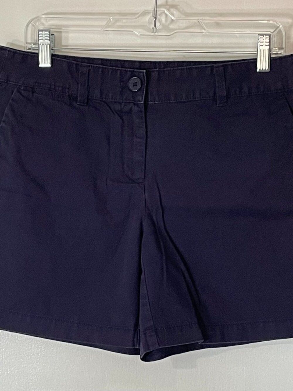 Ann Taylor Loft Women’s Navy Blue Shorts Size 6 Cotton Casual Excellent